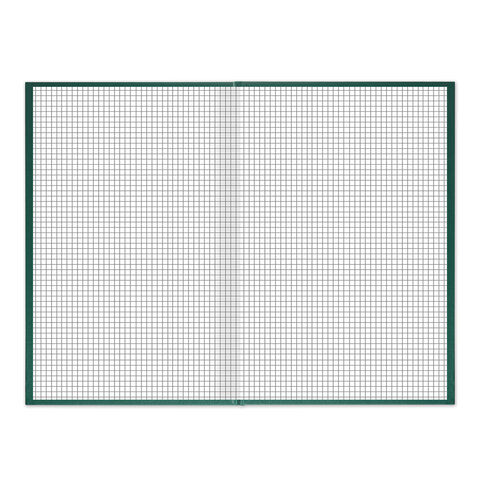Бухгалтерская книга учета Brauberg (А4, 96л, 200х290мм, клетка) обложка бумвинил, зеленая, 5шт. (130222)