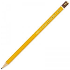 Карандаш чернографитный (простой) Koh-I-Noor 1500 (5В, корпус желтый, без ластика, заточенный) 1шт. (150005B01170RU)
