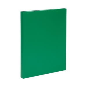 Папка файловая 40 вкладышей Стамм (А4, пластик, 21мм, 500мкм) зеленая (ММ-32206)