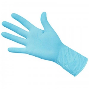 Перчатки одноразовые нитриловые смотровые РМУ, стерильные, неопудренные, голубые, размер S, 500 пар в упаковке