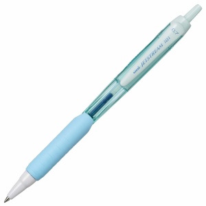Ручка шариковая автоматическая Uni JetStream (0.35мм, синий цвет чернил, масляная основа, корпус бирюзовый) (SXN-101FL AQUA)