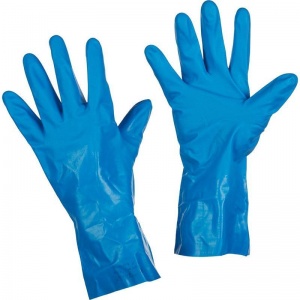 Перчатки защитные нитриловые Mapa Optinit 472, размер 9 (L), синие, 10 пар