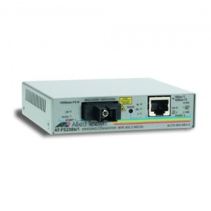 Медиаконвертер Allied Telesis AT-FS238A/1 Single-fiber 10/100м bridging-converter 1310Tx/1550Rx,15км (AT-FS238A/1-60)