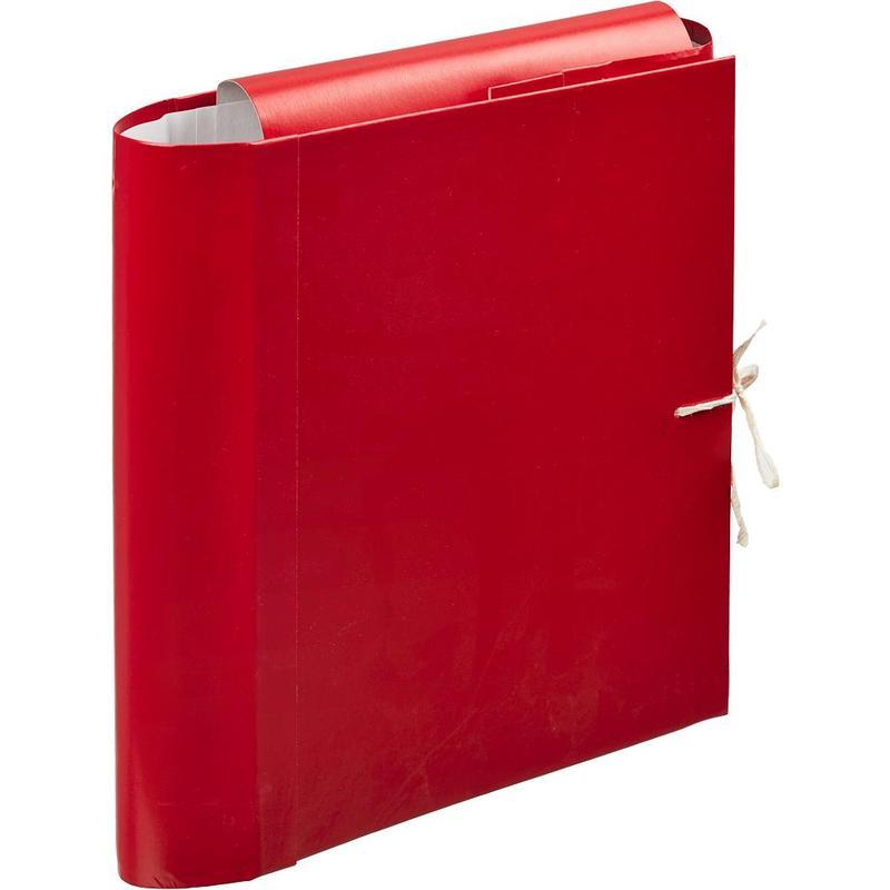 Папка архивная с завязками Attache (А4, корешок 120мм, до 1000л., 4 завязки, картон/бумвинил) красная, 25шт.