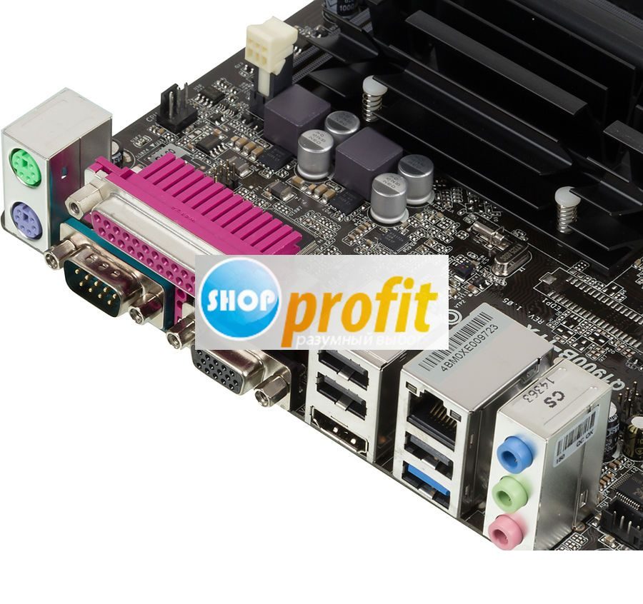 Материнская плата mini-ITX ASRock Q1900B-ITX, интегр. процессор, Retail (Q1900B-ITX)
