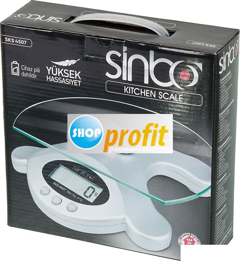 Кухонные весы Sinbo SKS-4507, серебристый (SKS 4507)