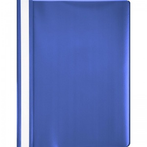 Папка-скоросшиватель Attache (А4, до 100л., пластик) синяя прозрачная, 10шт.