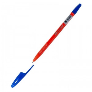 Ручка шариковая Silwerhof Sunny (оранжевый корпус, 0.7мм, синий цвет чернил) 1шт.
