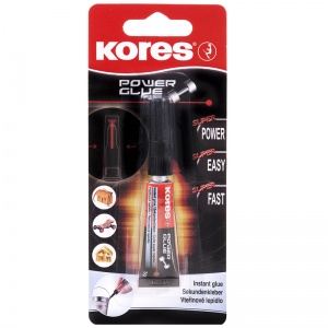 Клей универсальный Kores Power Glue, гель, 3г, 24шт.