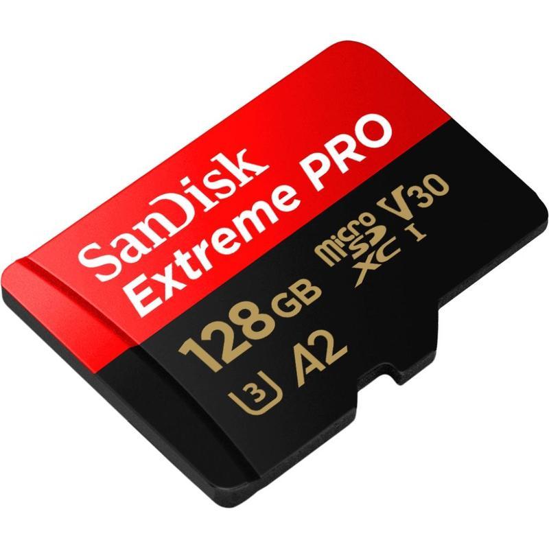 Карта памяти microSDXC SanDisk Extreme PRO 128Gb, Class 10 (SDSQXCY-128G-GN6MA)