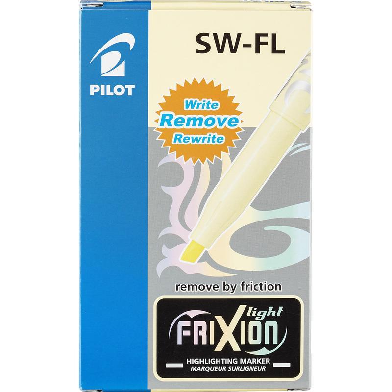 Маркер-текстовыделитель стираемый Pilot Frixion Light Soft (1-3мм, желтый)
