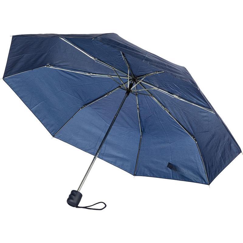Зонт механический Unit Basic, 3 сложения, синий (5527.42)