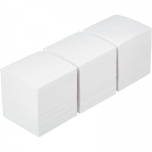 Блок-кубик для записей Attache, 90x90x90мм, белый, 3шт., 6 уп.