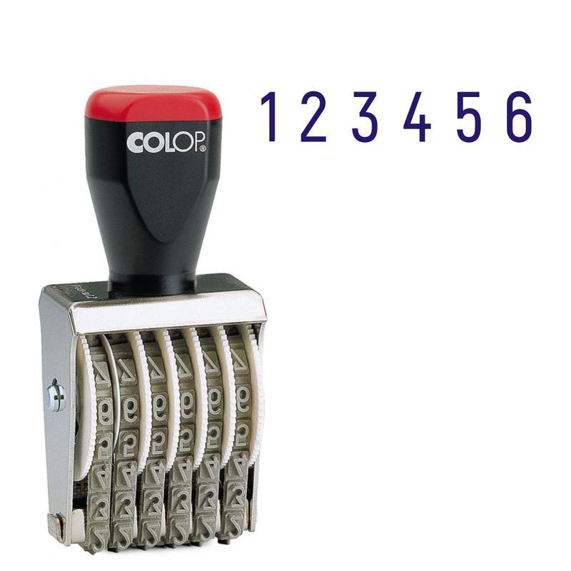 Нумератор ручной Colop 09006 (6-разрядный, высота шрифта 9мм)