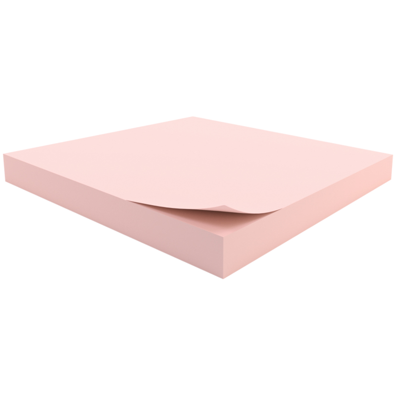 Стикеры (самоклеящийся блок) Berlingo Стандарт, 76x76мм, 100л, розовый, 100 листов (HN7676SR)