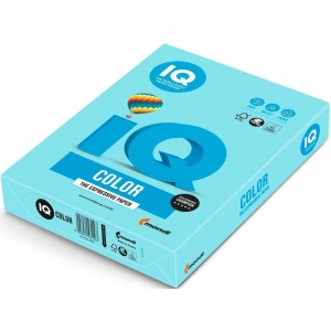 Бумага цветная А4 IQ Color пастель голубая, 80 г/кв.м, 500 листов (MB30)
