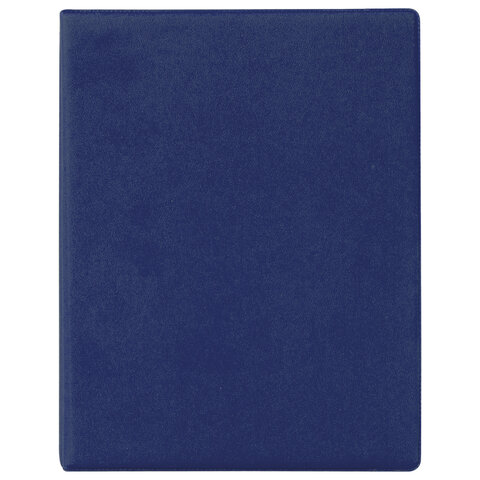 Тетрадь на кольцах 80л, А5 Brauberg (клетка, обложка пвх, синий) 4шт. (403913)