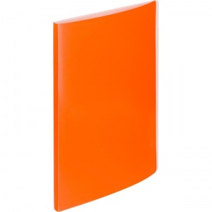 Папка файловая 10 вкладышей Attache Neon (А4, 15мм, пластик) оранжевая, 45шт.