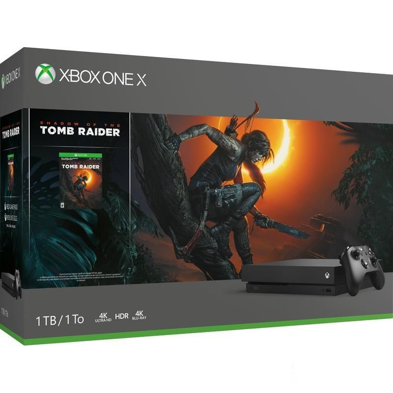 Игровая приставка Microsoft Xbox One X 1 Тб + Shadow of the Tomb Raider