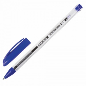 Ручка шариковая Brauberg Rite-oil (0.35мм, синий цвет чернил, масляная основа) 1шт. (141702)