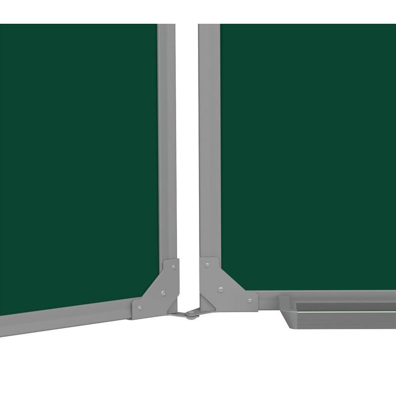 Доска магнитно-меловая Attache (120x225см, правая, лаковое покрытие) зеленая
