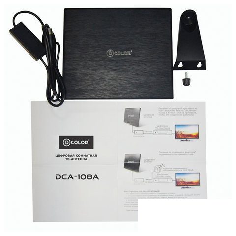 Телевизионная антенна D-Color DCA-108А, активная, уличная (DCА-108А)