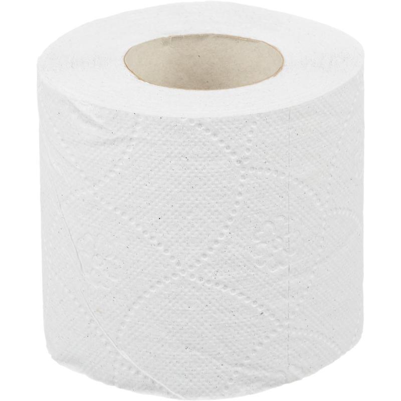 Бумага туалетная 2-слойная Joy Eco, белая, 17.5м, 8 рул/уп по 17.5м