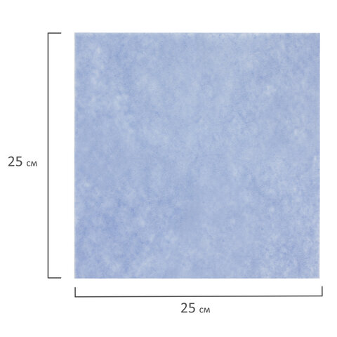 Салфетка хозяйственная Любаша (25х25см) вискоза (ИПП), голубая, 5шт. (605501), 28 уп.