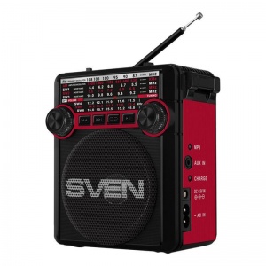 Радиоприемник Sven SRP-355, черно-красный