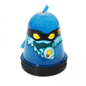 Слайм (лизун) Slime "Ninja", синий, светится в темноте, 130г (S130-20)