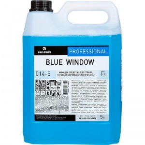 Промышленная химия Pro-Brite Blue Window, средство для мытья стекол, 5л (014-5), 4шт.