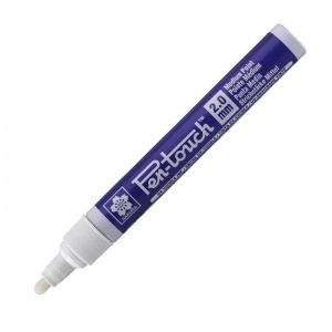 Маркер промышленный Sakura Pen-Touch (2мм, голубой) алюминий, 1шт.