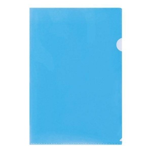 Папка-уголок LITE (А4, 100мкм, пластик) синий