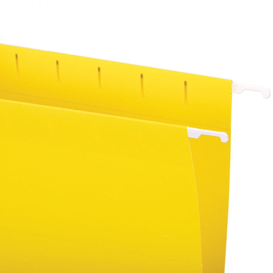 Подвесная папка А4 Staff (350х240мм, до 80 л., картон) желтая, 10шт. (270930)