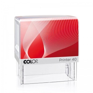 Оснастка для печати Colop Printer C40 (23х59мм, автоматическая с персонализацией) белая