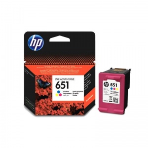 Картридж оригинальный HP 651 C2P11AE (300 страниц) цветной