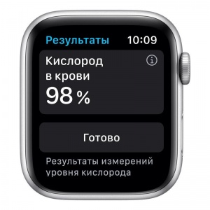 Смарт-часы Apple Watch Series 6, серебристые (M00D3RU/A)