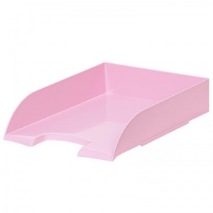 Лоток для бумаг горизонтальный Attache Selection Flamingo, розовый, 12шт.