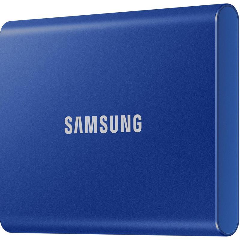 Внешний жесткий диск Samsung T7, 500Гб, синий (MU-PC500H/WW)