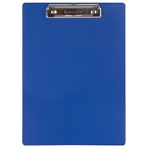 Доска-планшет Brauberg Number One (А4, до 50 листов, картон/пвх) синий (232217)
