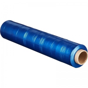Стрейч-пленка для ручной упаковки (20мкм, 50см x 217м, растяжение 180%) синяя, 6шт.