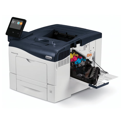 Принтер лазерный цветной Xerox VersaLink C400N, белый/синий, USB/LAN (VC400V_N)