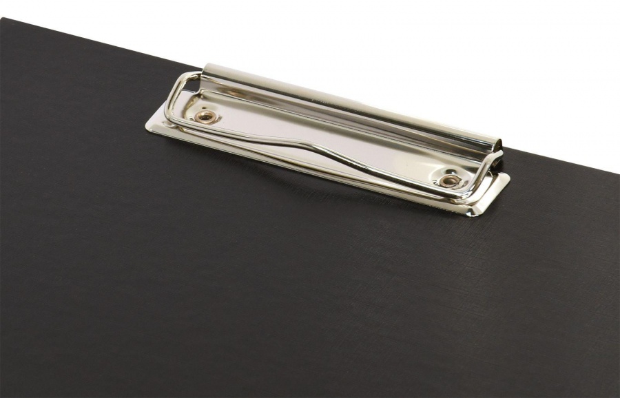 Папка-планшет LITE (А4, 225х315мм, картон с бумвиниловым покрытием, с зажимом), черный