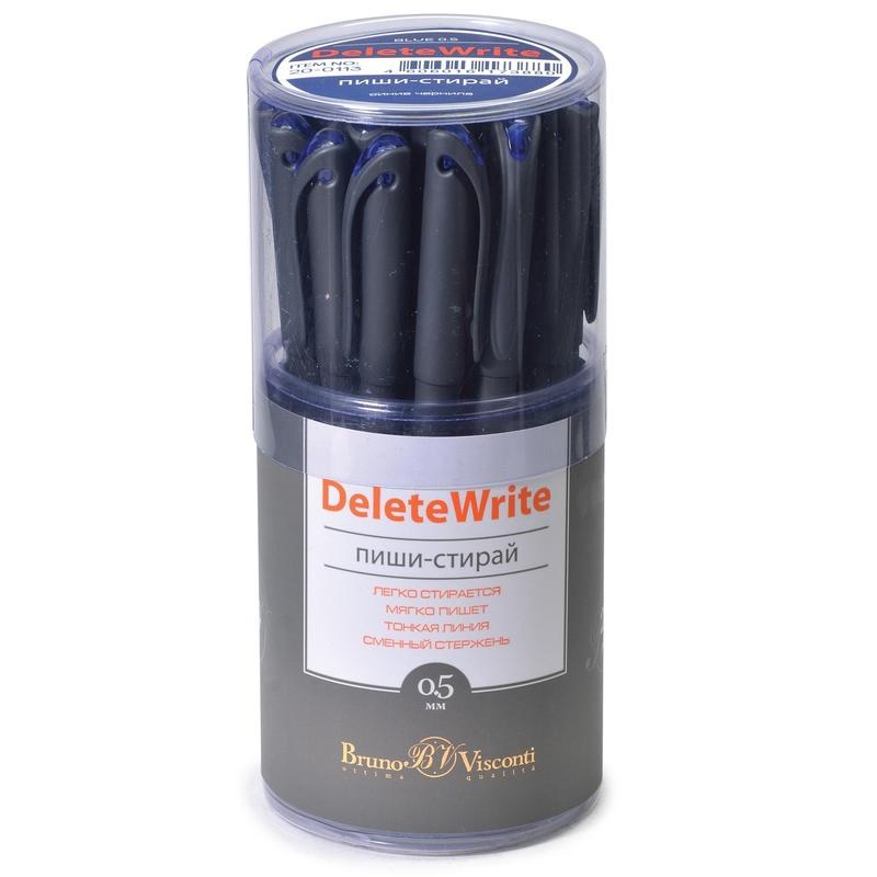Ручка гелевая стираемая Bruno Visconti DeleteWrite (0.3мм, синяя) 24шт. (20-0113)