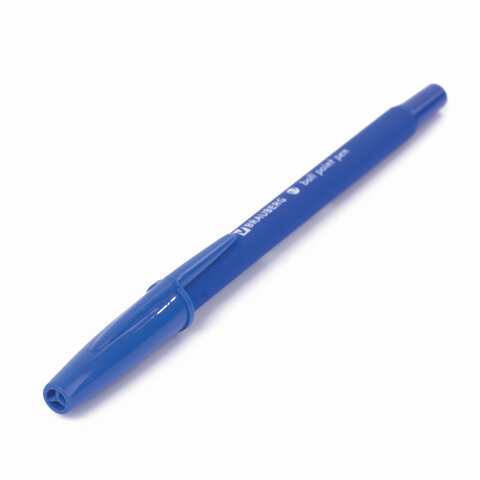 Ручка шариковая Brauberg Capital-X (0.35мм, синий цвет чернил, soft-touch) 50шт. (BP253)