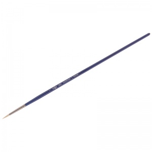 Кисть художественная Гамма "Манеж", синтетика упругая, круглая, длинная ручка, №1 (502001), 6шт.