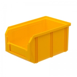 Ящик (лоток) универсальный Стелла-техник, полипропилен, 234х149х120мм, желтый ударопрочный
