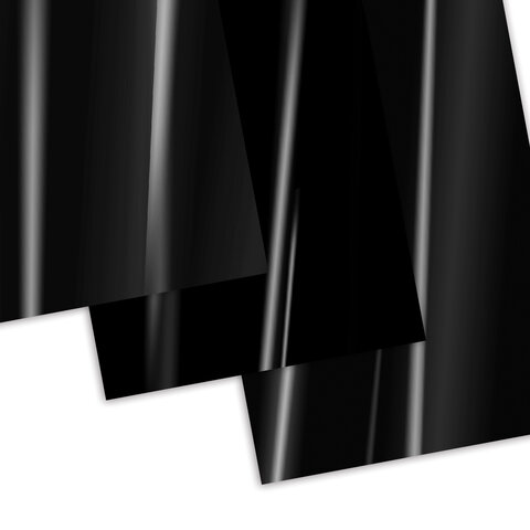 Обложка для переплета А4 Brauberg, 300 г/кв.м, пластик, черный, 100шт. (530940)