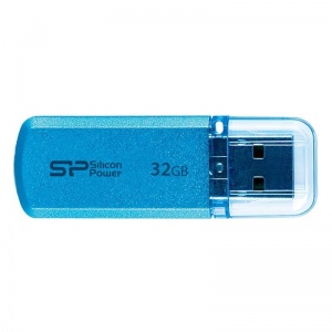 Флэш-диск USB 32Gb Silicon Power Helios 101, синий (SP032GbUF2101V1B)