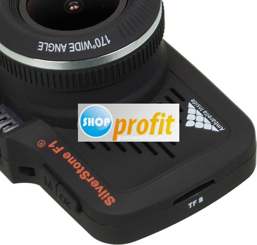 Автомобильный видеорегистратор Silverstone F1 A70-GPS, черный (A-70)